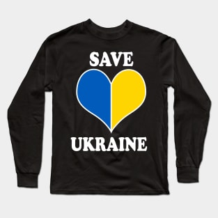 SAVE UKRAINE Long Sleeve T-Shirt